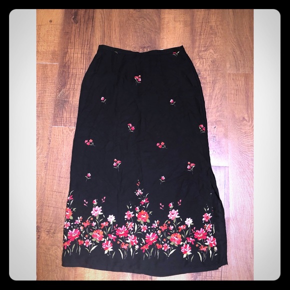 Emma James Dresses & Skirts - Emma James Long Floral Skirt